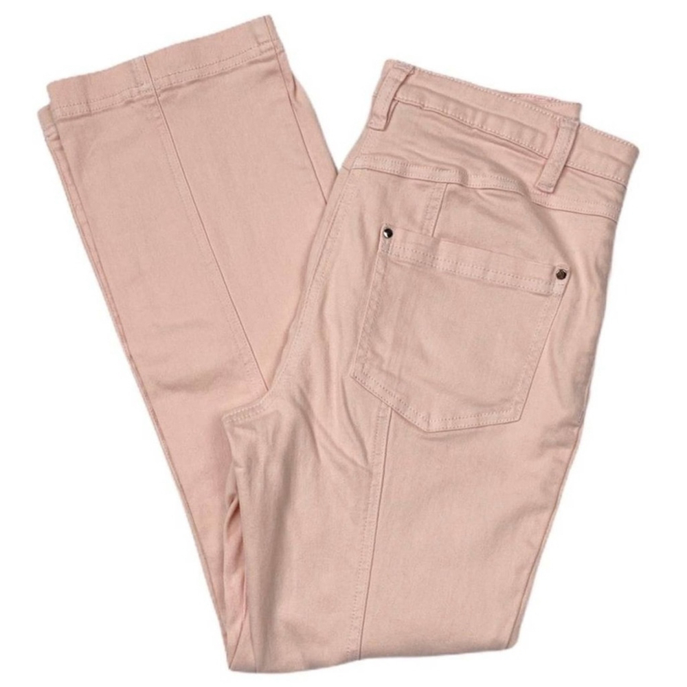 W by Worth Pastel Pink Straight Leg Jeans Size 2